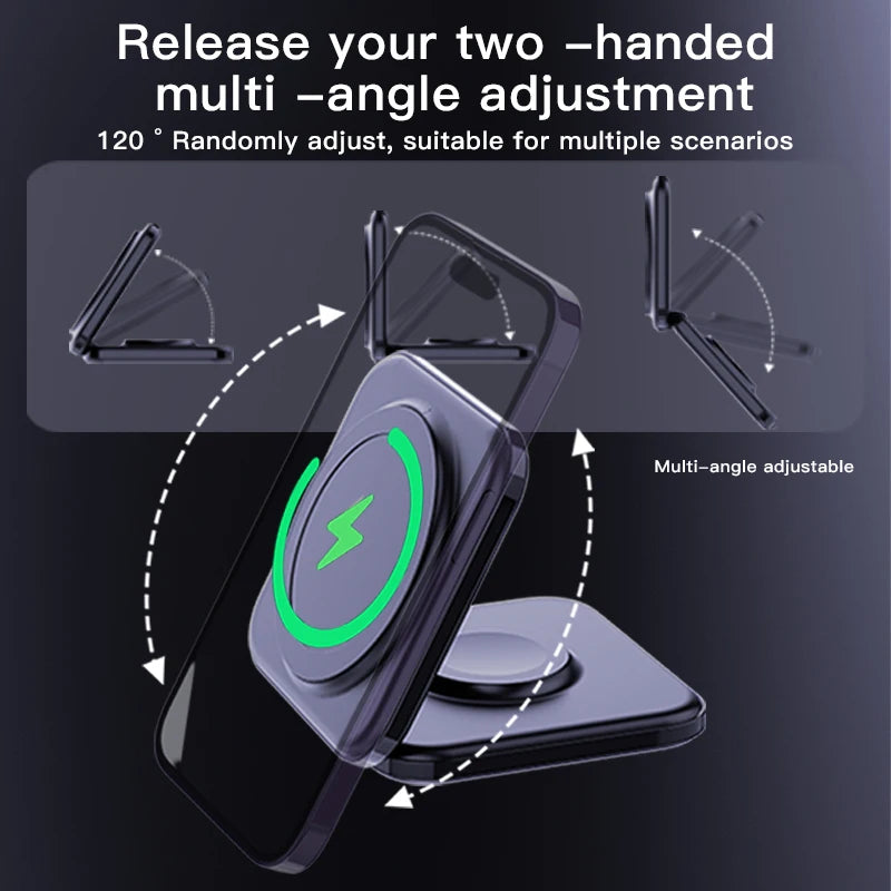 Mini  2 in 1 Wireless Charger