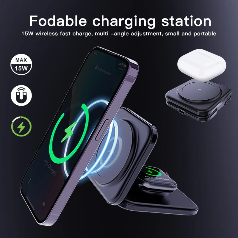 Mini  2 in 1 Wireless Charger