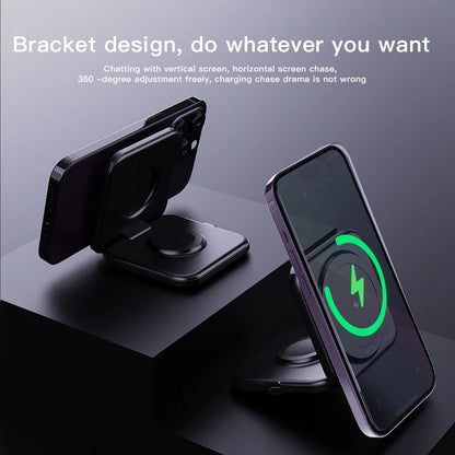 Mini  2 in 1 Wireless Charger