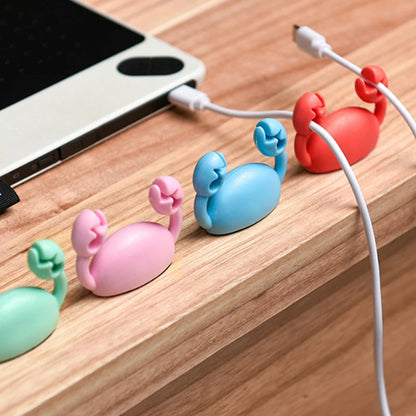 Cute Crab Cable Organizer Clip